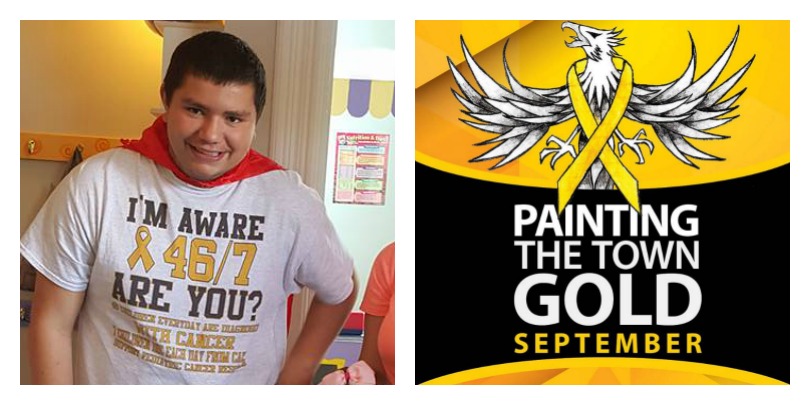 Todd Schultz is the 18-year-old founder of Painting the Town Gold