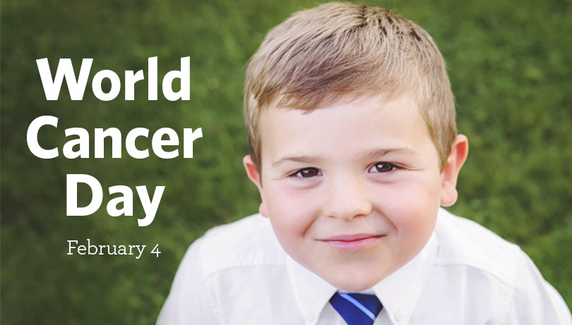 Help kids with cancer like Kellan on World Cancer Day