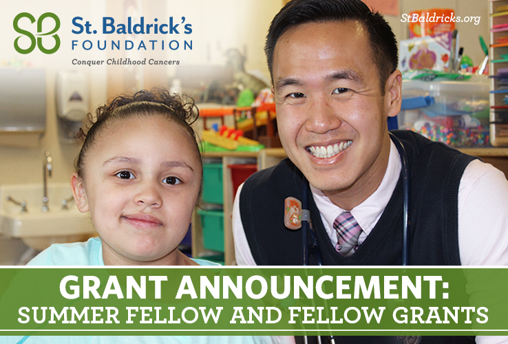 St. Baldrick's Summer Fellow and Fellow Grant Announcement