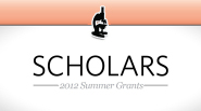 St. Baldrick's 2012 Summer Grants: Scholars