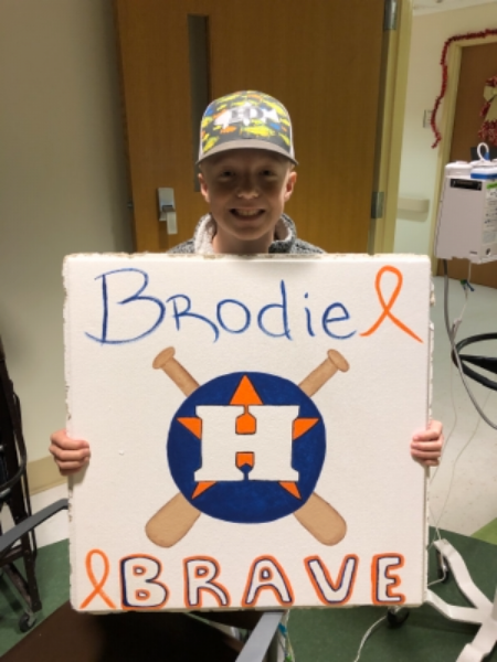 Brodie Derrick Honored Kid St. Baldrick s