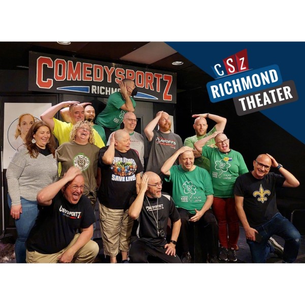 ComedySportz Richmond SHAVE-A-LIFE 2023 Event Logo