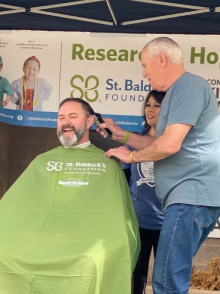 The Happy Viking’s St Baldrick's Event Logo