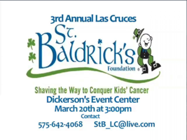 Las Cruces' 3rd Annual St. Baldrick's Event at Dickerson's Event Center Event Logo