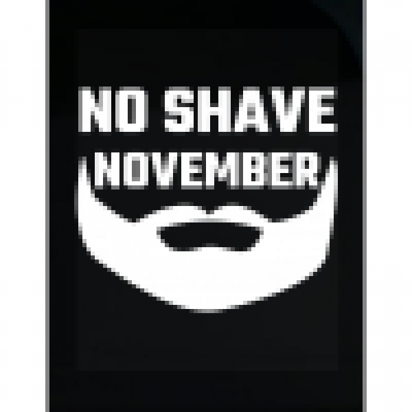 No Shave November Contribution (11/19) Fundraiser Logo