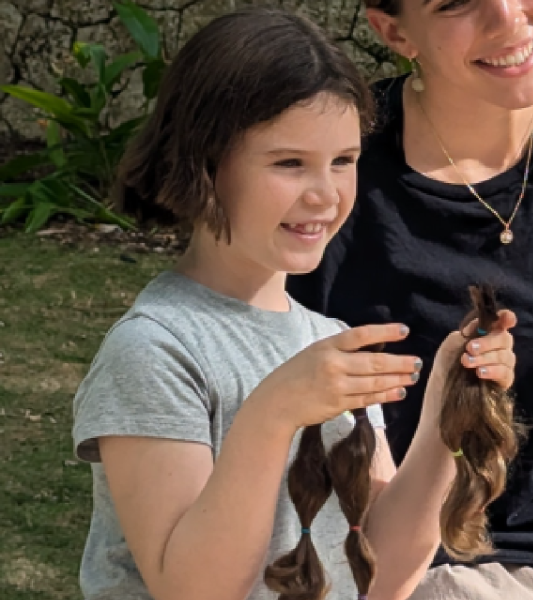 Kyla Flanagan, hair donation After