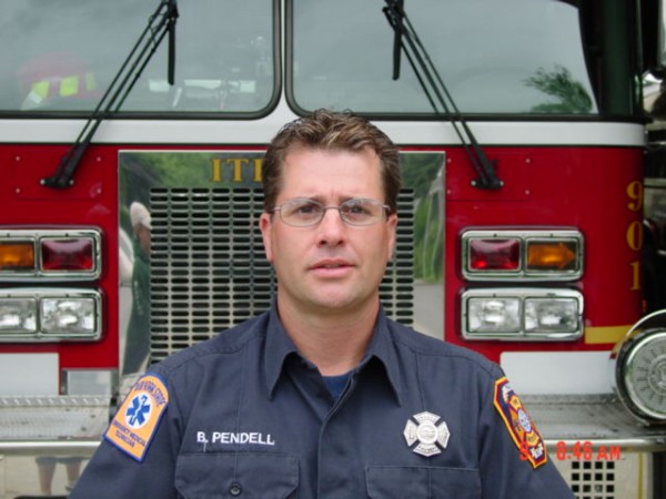 Firefighter Brian Smurf Pendell Before