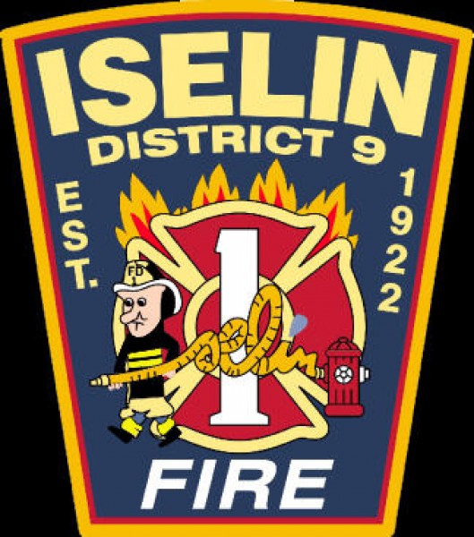 Iselin District 9 Firefighters Team Logo