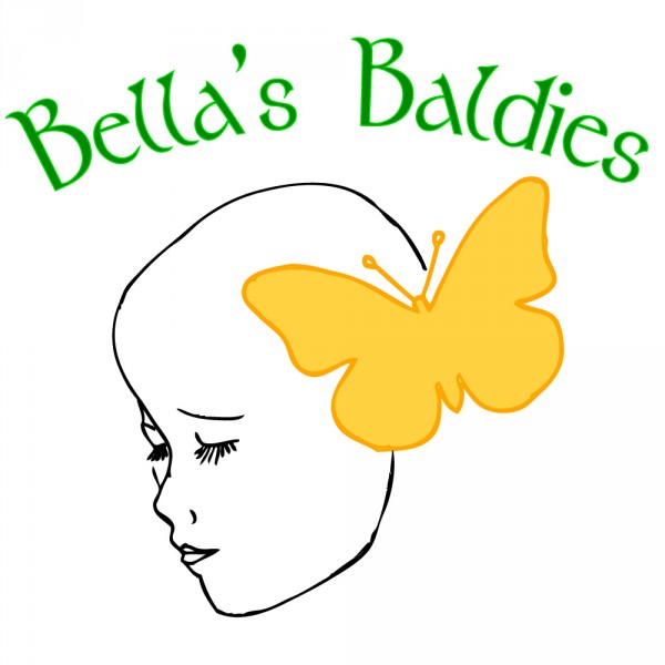 Bella's Baldies Team Logo