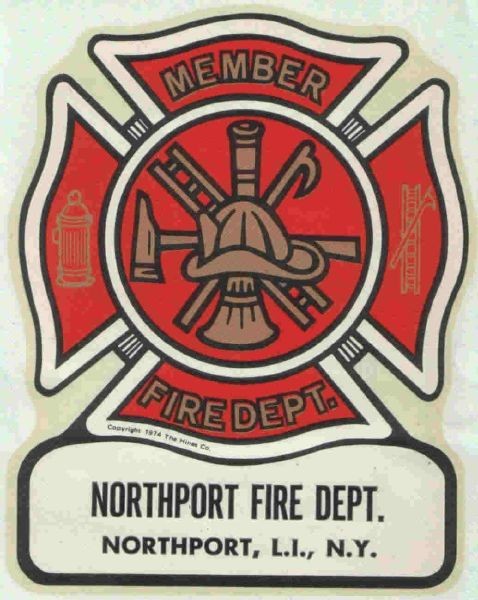 NORTHPORT FIRE DEPARTMENT'S BRAVEST & BALDEST Team Logo