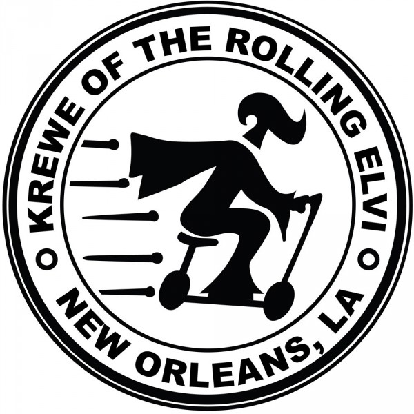 Krewe of the Rolling Elvi Team Logo